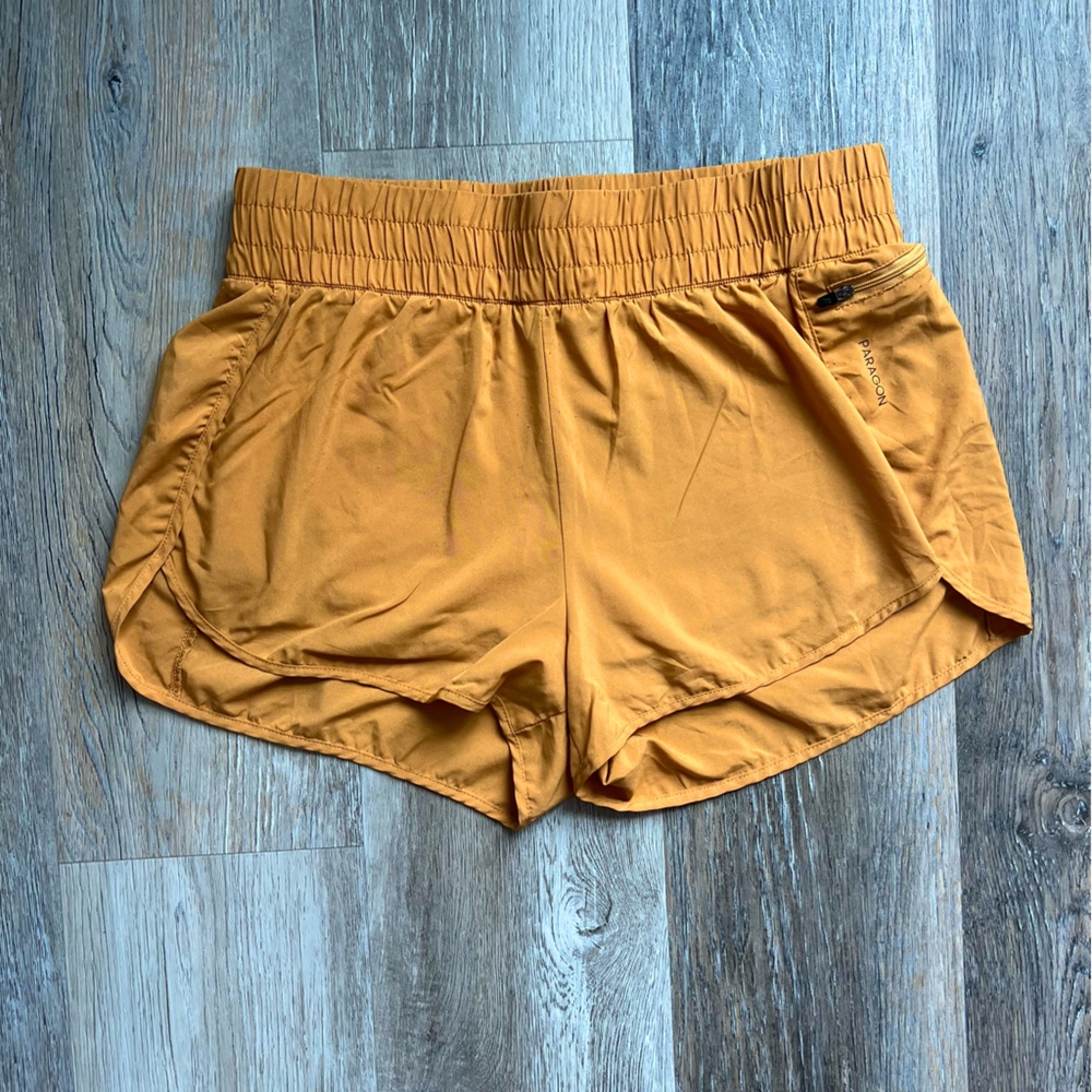 Paragon Women’s Athletic Shorts - Mustard Yellow